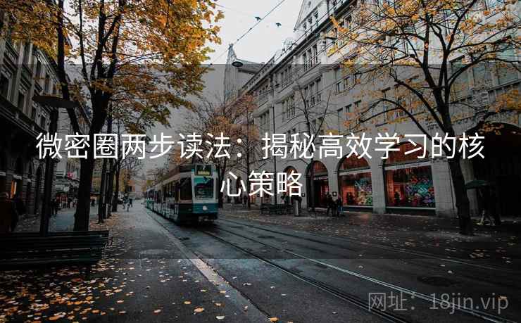 微密圈两步读法：揭秘高效学习的核心策略