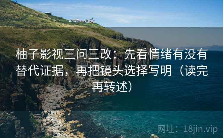 柚子影视三问三改：先看情绪有没有替代证据，再把镜头选择写明（读完再转述）