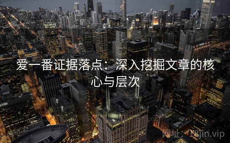 爱一番证据落点：深入挖掘文章的核心与层次
